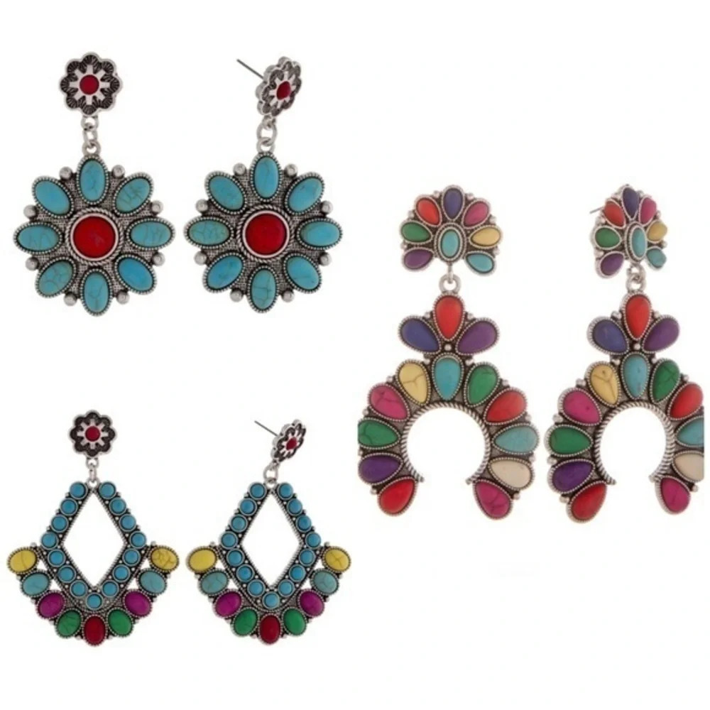 Big and bold western earring- choice of style